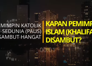 PEMIMPIN KATOLIK SEDUNIA PAUS DISAMBUT HANGAT KAPAN PEMIMPIN ISLAM KHALIFAH DISAMBUT
