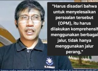 Dir. Pamong Institute: Penyelesaian OPM Harus Komprehensif
