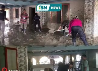 ISN Inisiasikan Pembersihan Masjid Terdampak Banjir di Palambayan